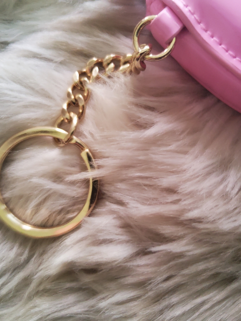 Victoria's Secret Glossy Pink Lip-Shaped Crossbody Bag - Picture 5 of 10